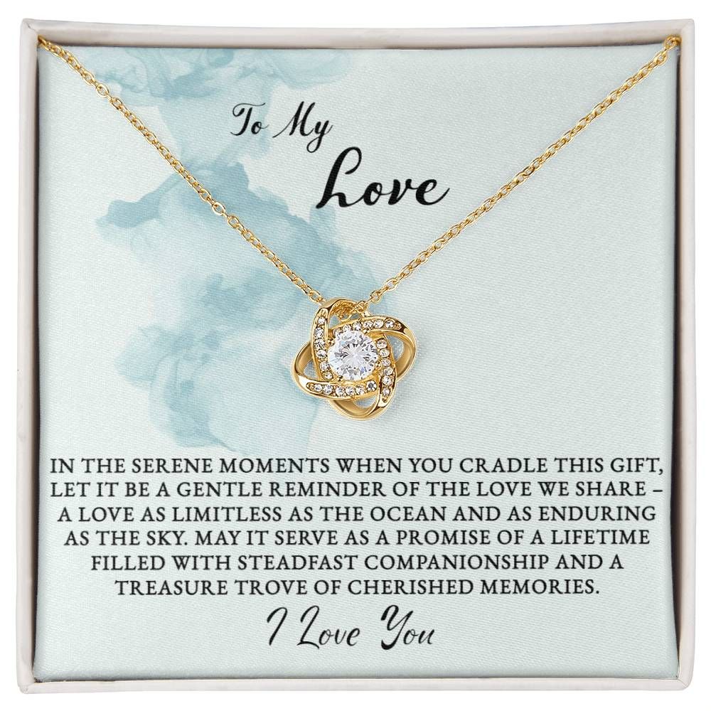 Adorned Allure® - Infinite Serenity Love Pendant - AdornedAllure®