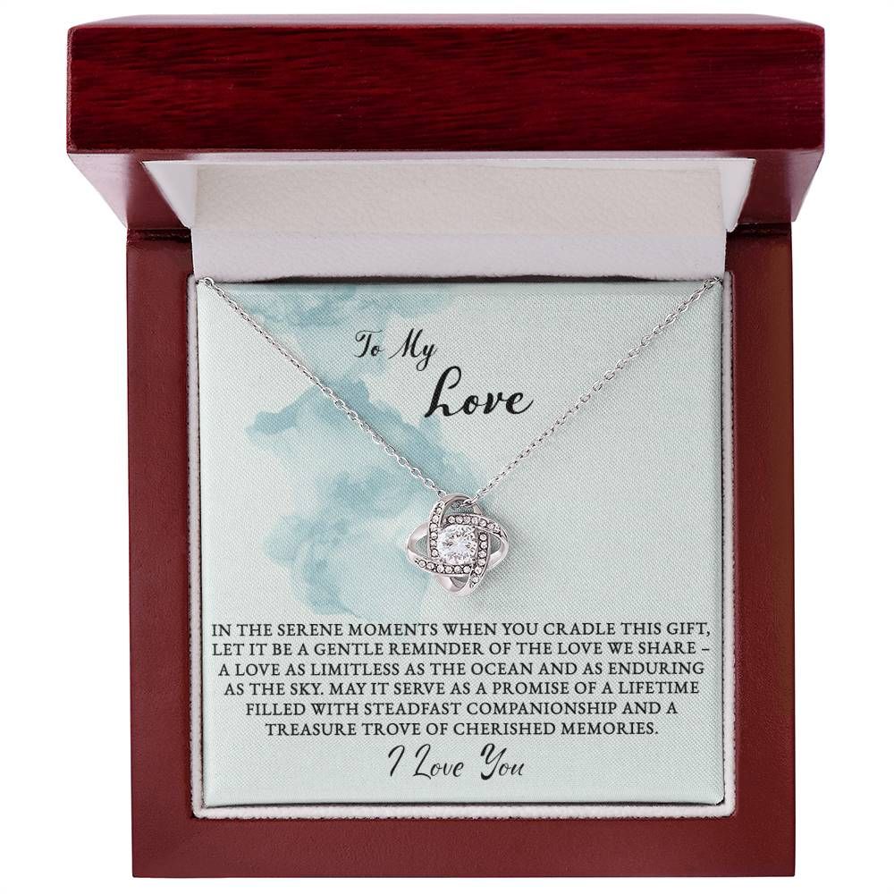 Adorned Allure® - Infinite Serenity Love Pendant - AdornedAllure®