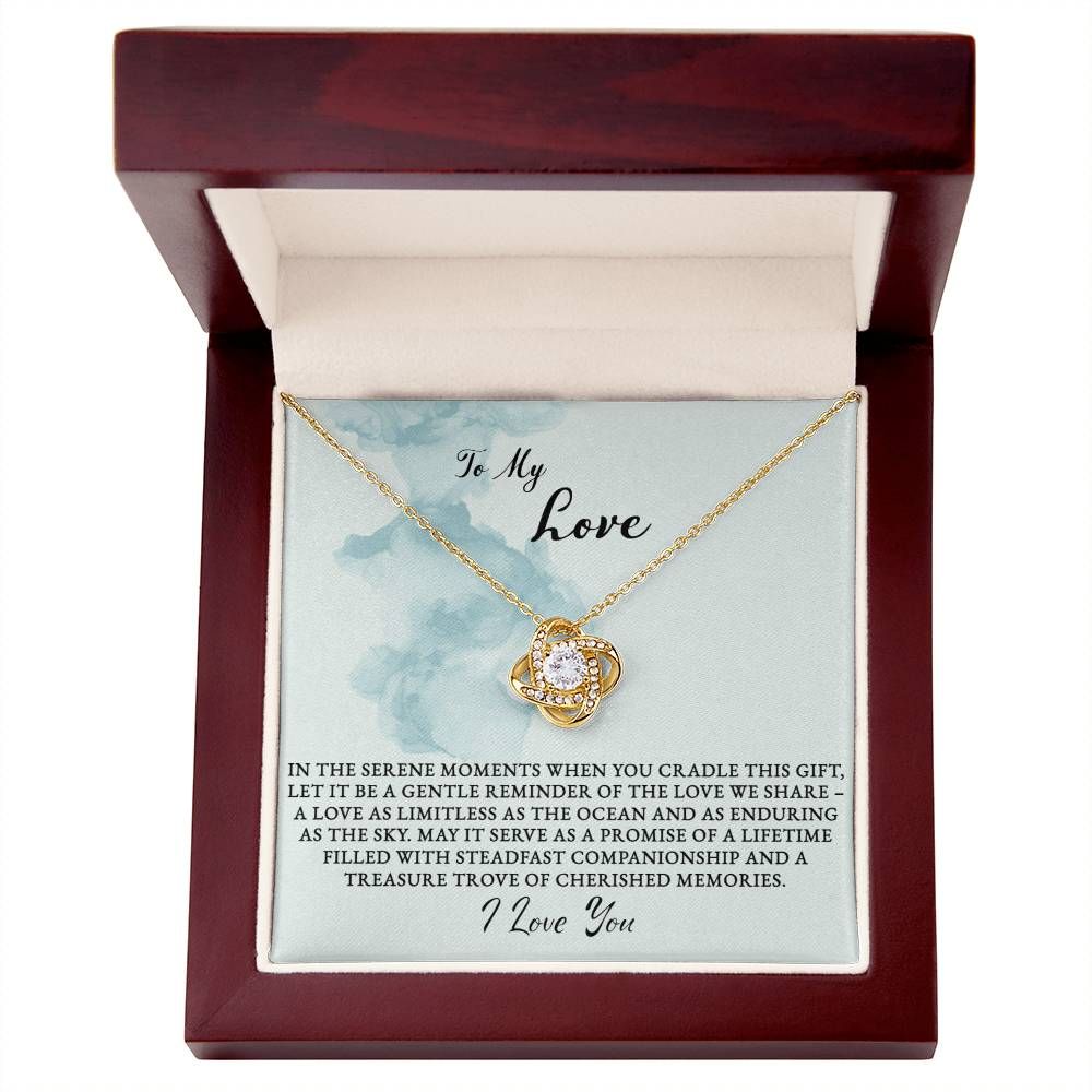 Adorned Allure® - Infinite Serenity Love Pendant - AdornedAllure®