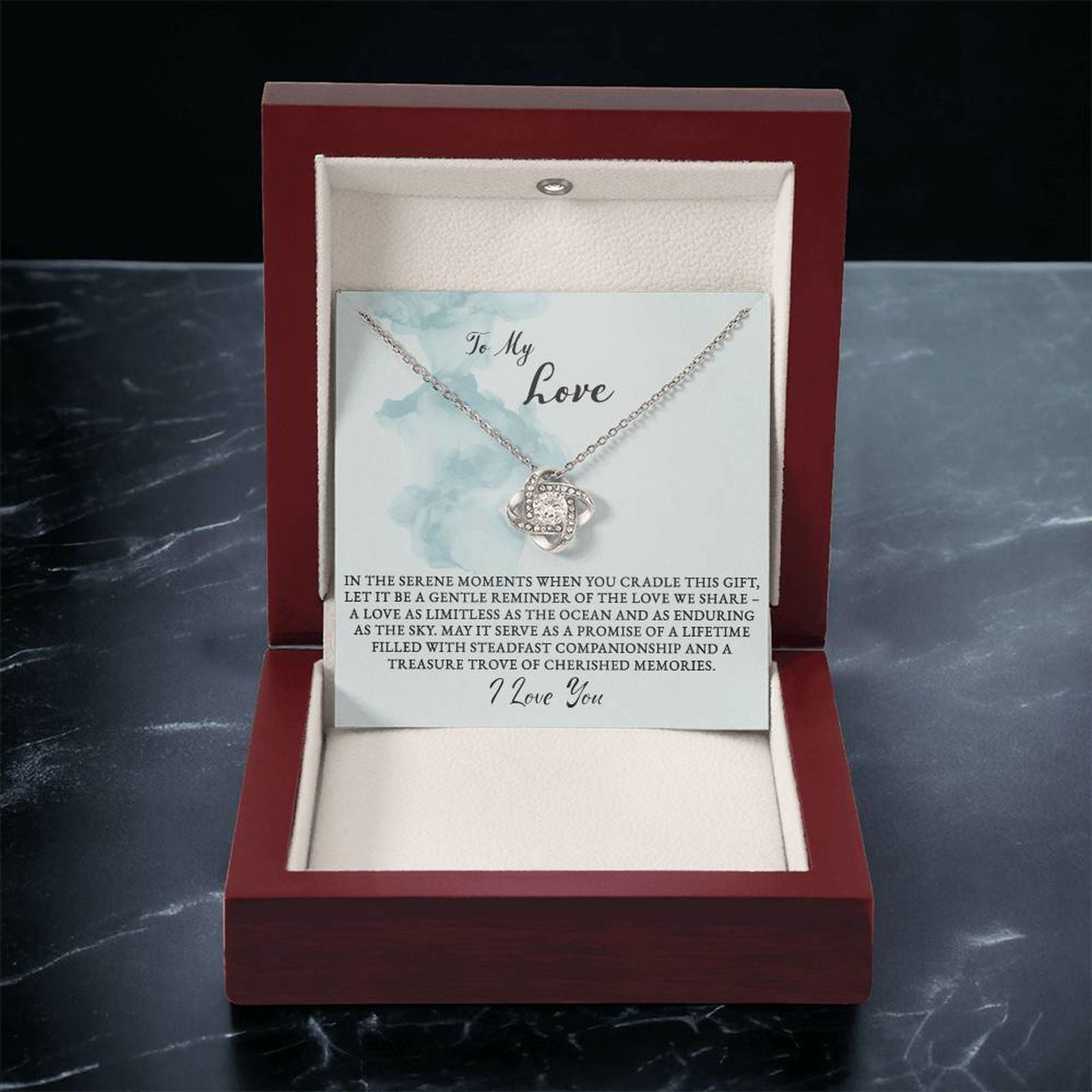 Adorned Allure® - Infinite Serenity Love Pendant - AdornedAllure®