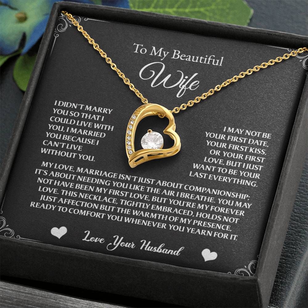 To My Wife - Forever Love Necklace - AdornedAllure®