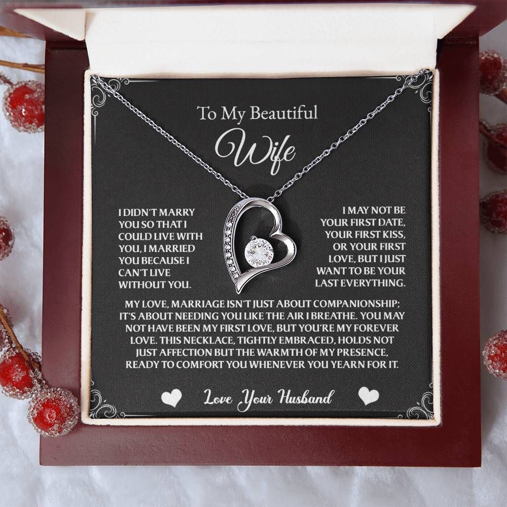 To My Wife - Forever Love Necklace - AdornedAllure®