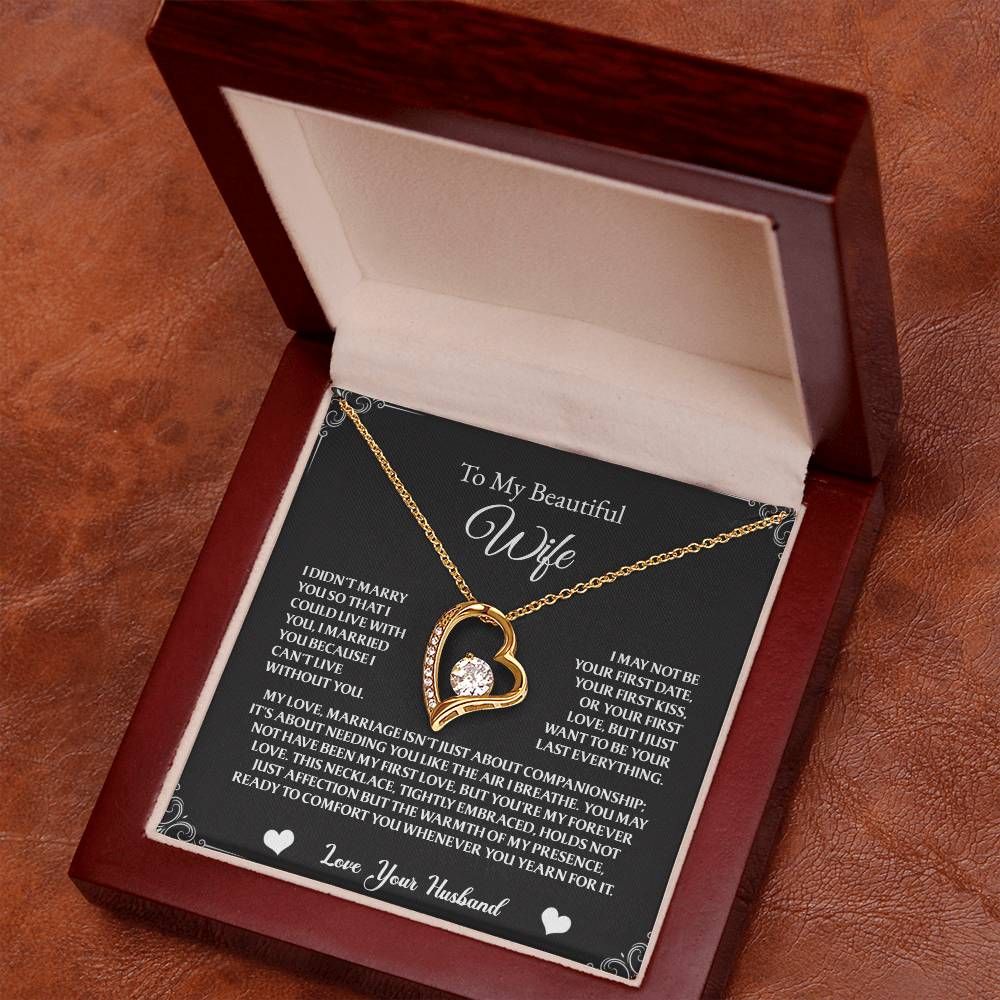 To My Wife - Forever Love Necklace - AdornedAllure®