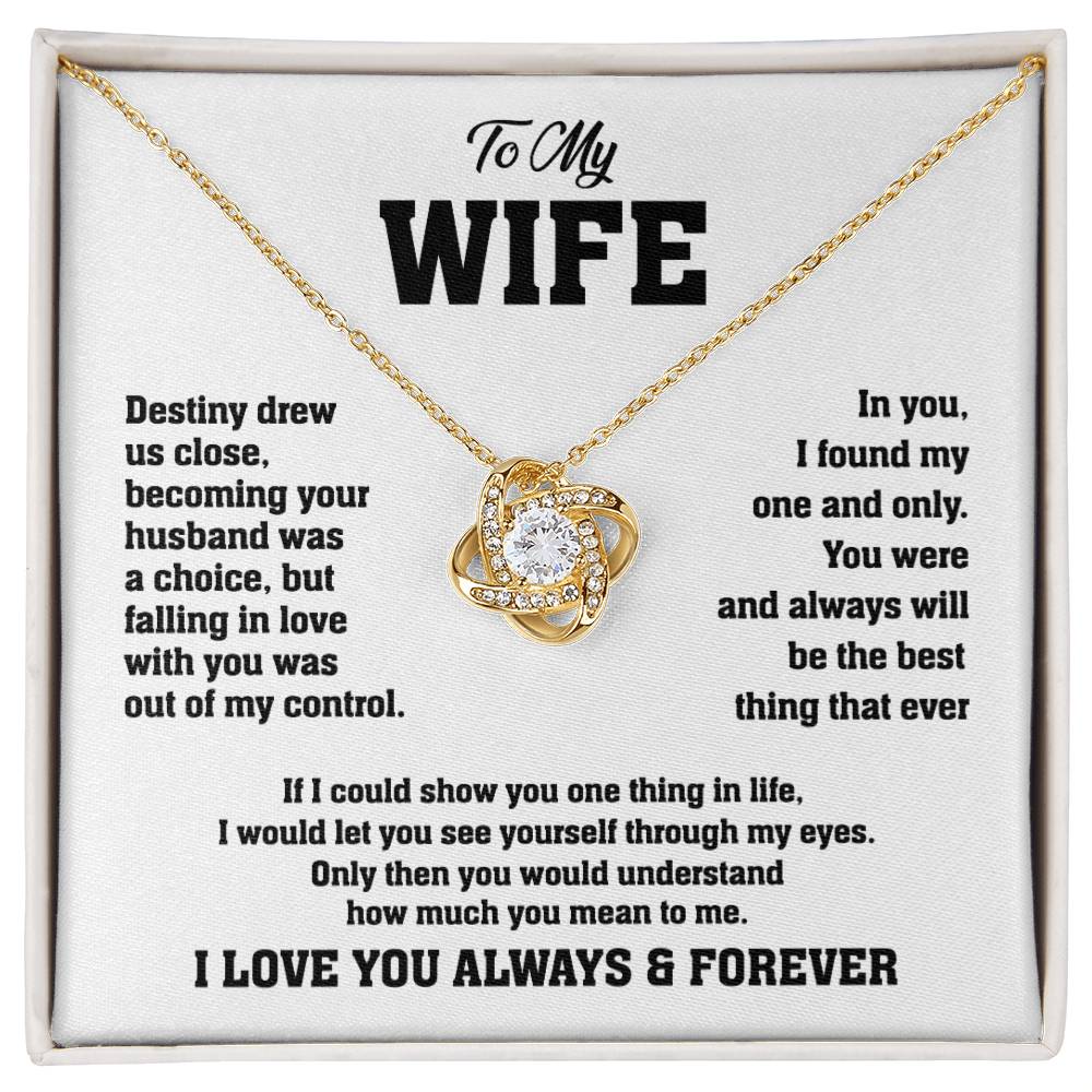 Show your wife she’s your forever with this touching “I Love You Always & Forever” beauty piece. Thoughtfully designed to reflect your lasting bond, it’s perfect for special occasions or everyday reminders of love.