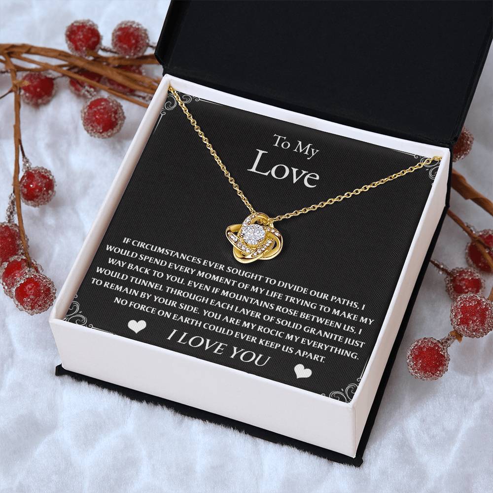 Inseparable Bonds Necklace for your true love — a romantic gesture symbolizing eternal unity. A heartfelt gift that captures your forever love in a beautiful and lasting way.