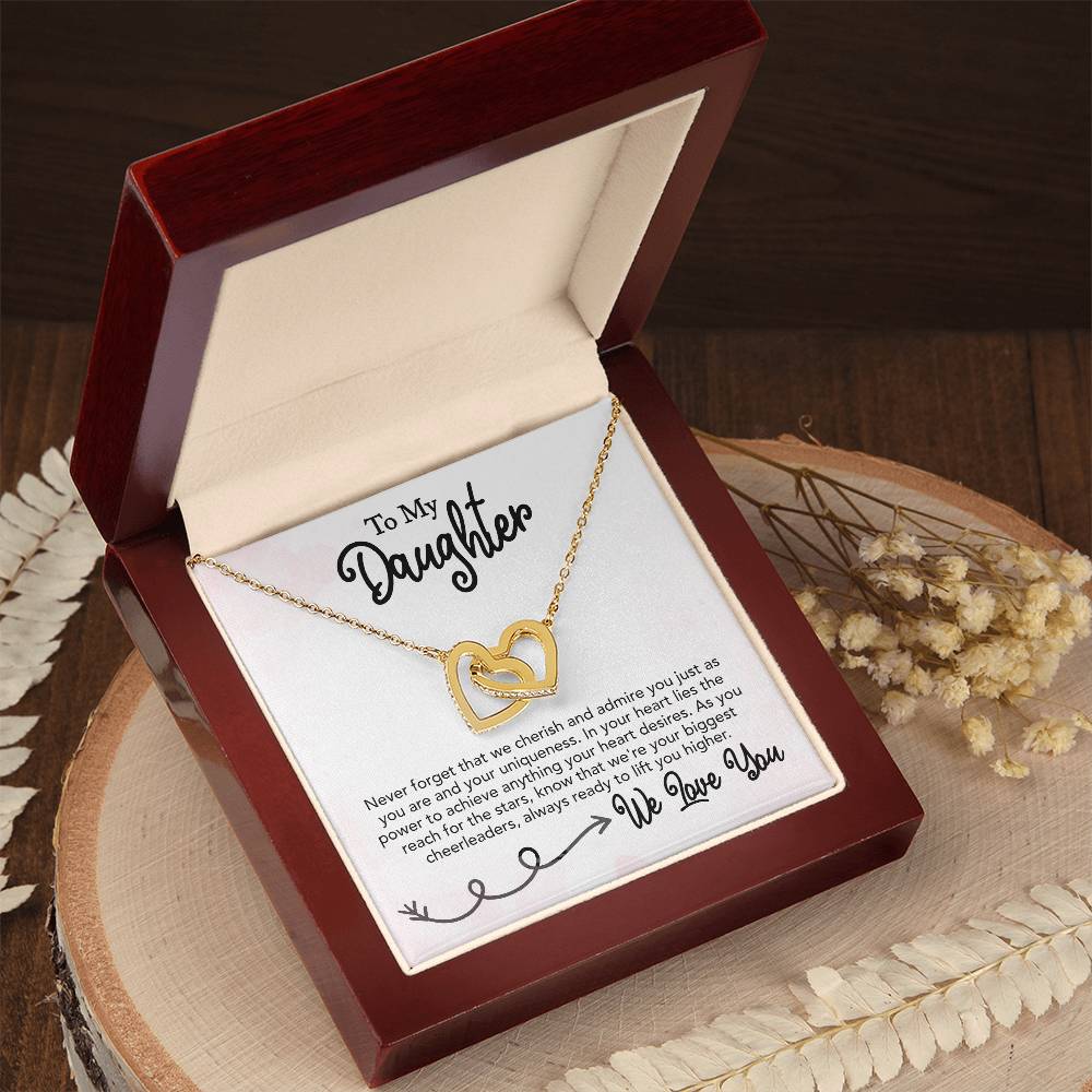 Gift your daughter something meaningful and lasting. This sentimental piece expresses your endless love and pride in her. A constant reminder that no matter where life takes her, she’s always loved beyond words.