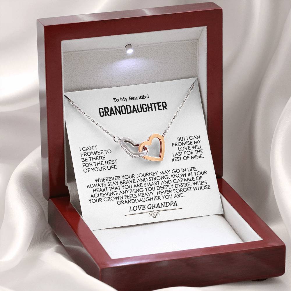 Celebrate your granddaughter’s birthday with this heartfelt gift. A meaningful way to remind her how special, loved, and cherished she is.