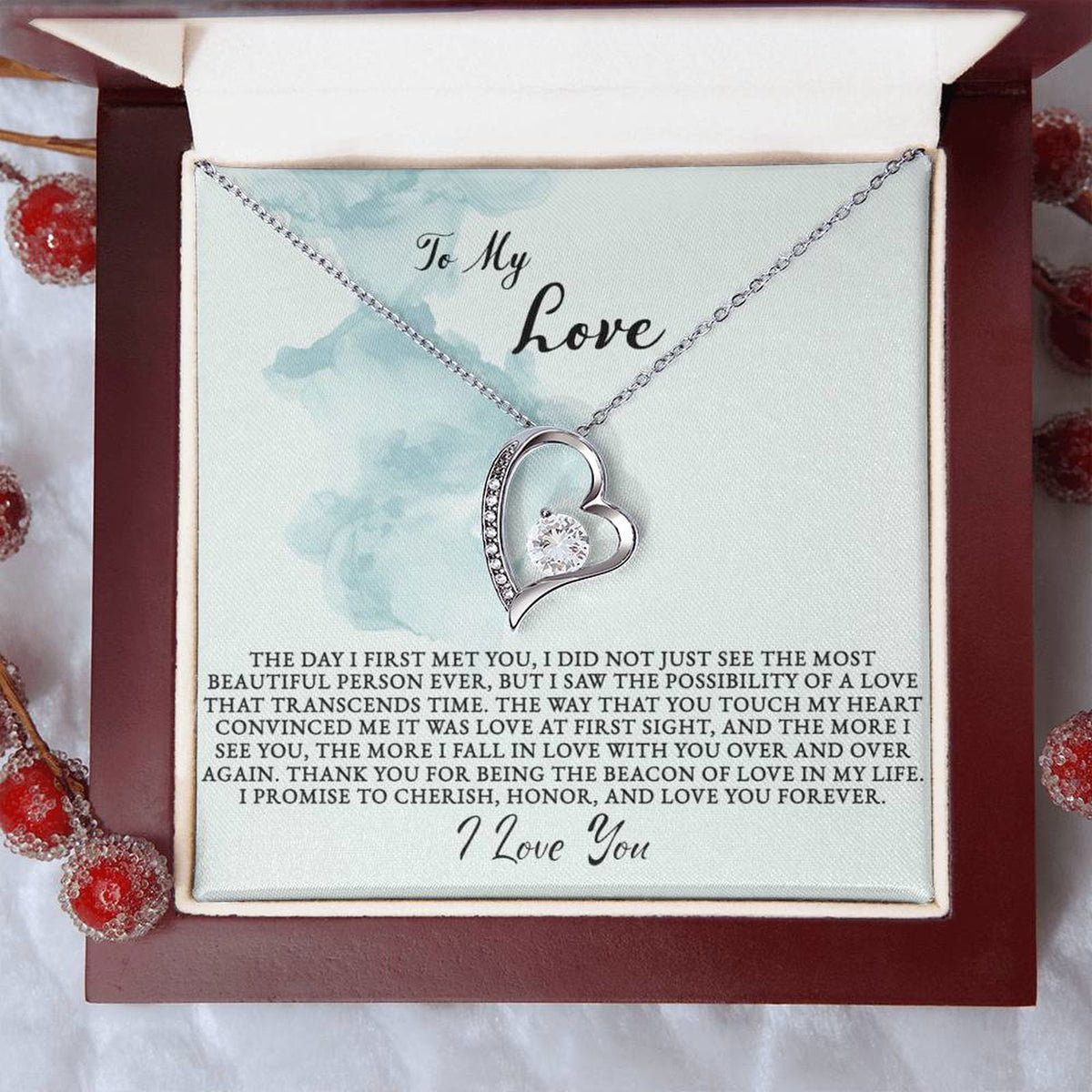 AdornedAllure® - Love at First Sight Necklace - AdornedAllure®