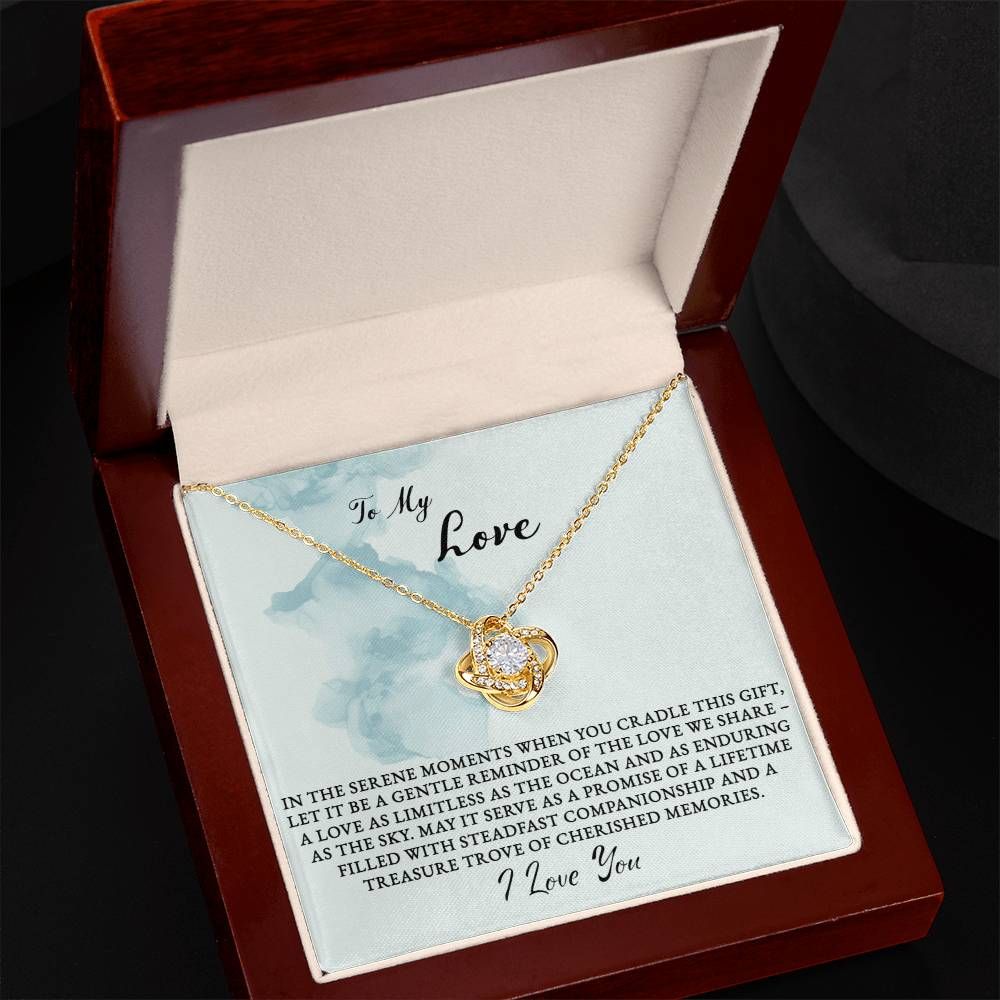 Adorned Allure® - Infinite Serenity Love Pendant - AdornedAllure®