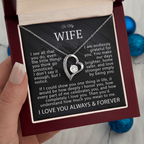 To My Wife – "I Notice You" Forever Love Necklace