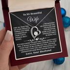 To My Wife - The “I See All That You Do” Moment Necklace