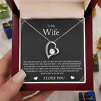Beautiful love necklace for wife featuring a sentimental message: "You Are My Reason." A meaningful anniversary or birthday gift that speaks from the heart and celebrates your relationship.