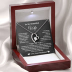 Romantic and timeless, this necklace is the perfect way to tell your wife how much she’s loved and cherished every day.
