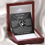 To My Wife - The “I See All That You Do” Moment Necklace