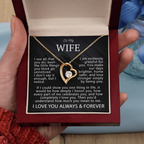 To My Wife – "I Notice You" Forever Love Necklace