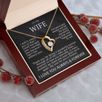 To My Wife – My Forever Love Necklace Gift Set