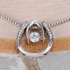 Show your wife how lucky you feel with this elegant necklace. The “Lucky in Love” gift set is a perfect symbol of gratitude, love, and deep emotional connection.

