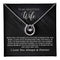 To My Wife - Lucky in Love Necklace - Gift Set