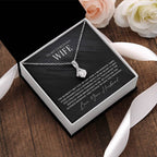 Surprise your wife with the Whispers of Forever Necklace – a sentimental piece that celebrates her beauty and your everlasting love, crafted just for the one who holds your heart.

