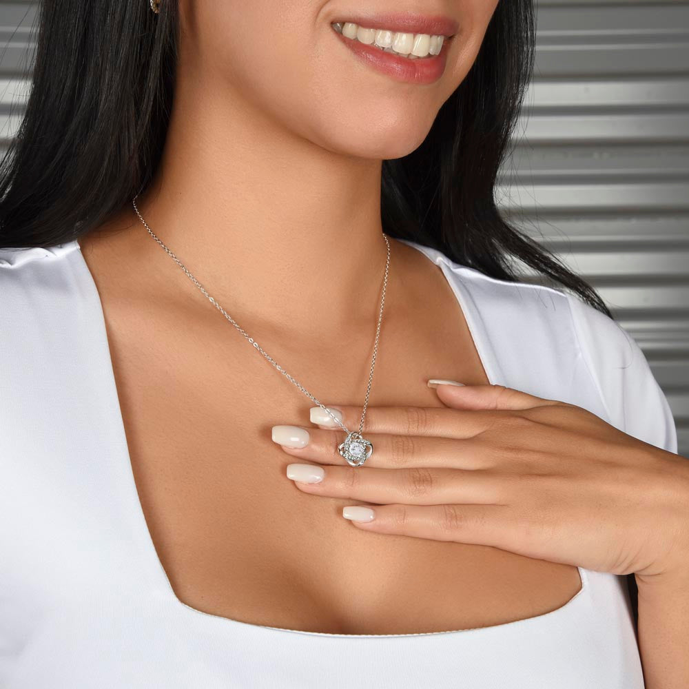 Gift your wife something beautiful and full of meaning. This “I Love You Always & Forever” piece is a symbol of your commitment and love.