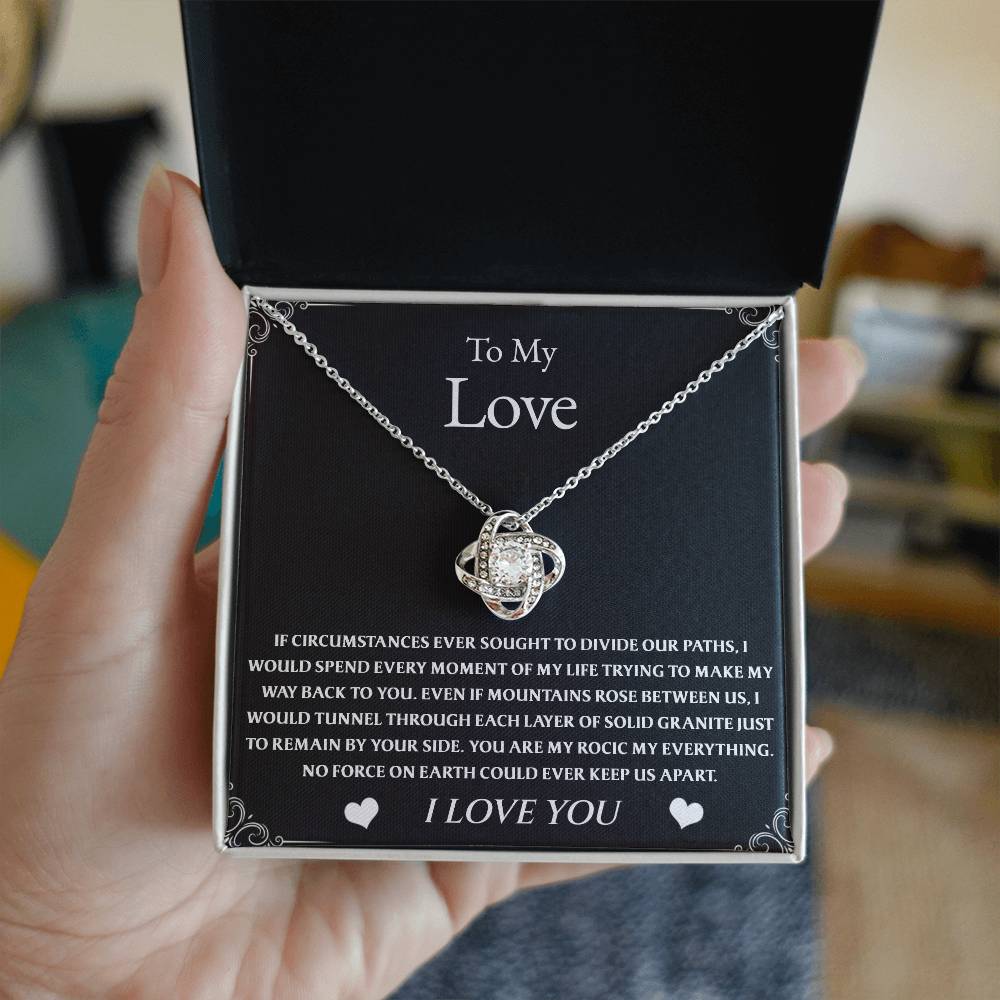 To My Love - Forever Love - Inseparable Bonds Necklace Gift Set