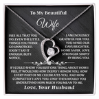 To My Wife - The “I See All That You Do” Moment Necklace