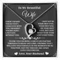 A special gift for your amazing wife—this necklace shines with love, appreciation, and the promise of forever.