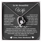 A special gift for your amazing wife—this necklace shines with love, appreciation, and the promise of forever.