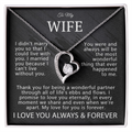 To My Wife – My Forever Love Necklace Gift Set