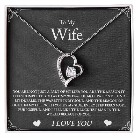 To My Wife - You Are My Reason - Necklace