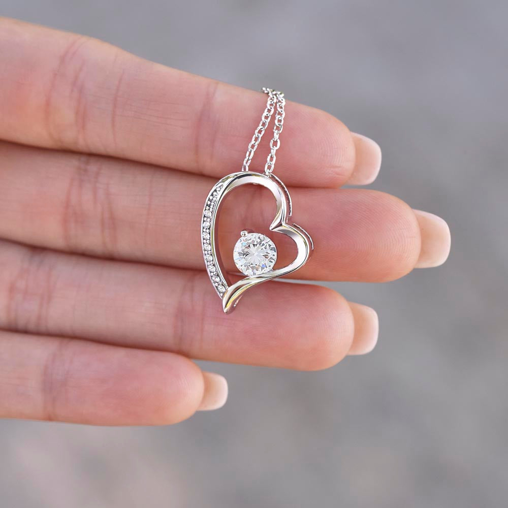 To My Wife – Forever Love Necklace Gift Set – She Opens the Box… and Knows She's Appreciated AA29