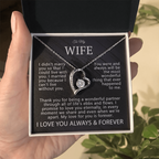 To My Wife – My Forever Love Necklace Gift Set