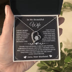 This beautifully designed necklace is more than a gift—it’s a lasting reminder that your love for your wife never fades.