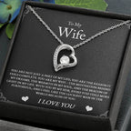 Meaningful necklace gift for the love of your life. The message “You Are My Reason” reminds her daily how much she’s valued, loved, and appreciated as your life partner.