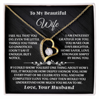 To My Wife - The “I See All That You Do” Moment Necklace