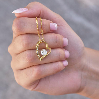 To My Wife – Forever Love Necklace Gift Set – She Opens the Box… and Knows She's Appreciated AA29