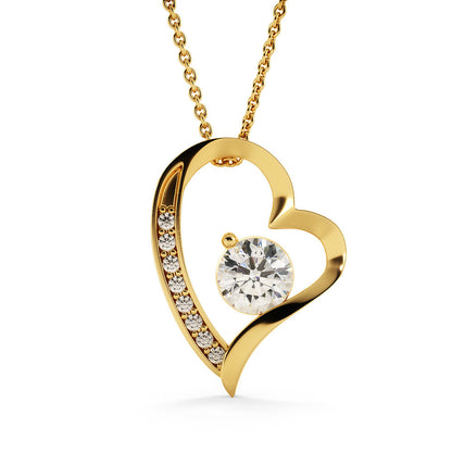 To My Wife – Forever Love Necklace Gift Set – She Opens the Box… and Knows She's Appreciated AA29