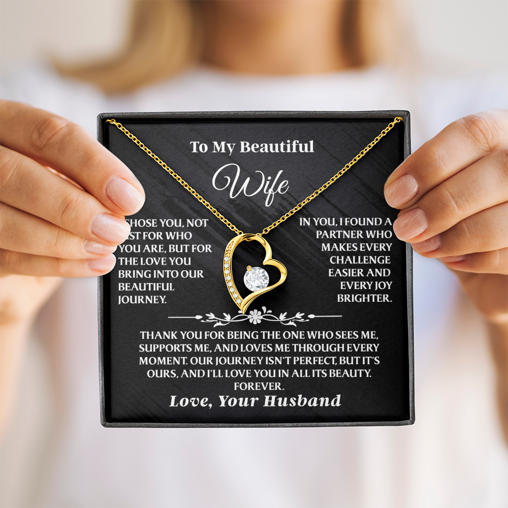 Beautifully crafted pendant, a symbol of endless love for your amazing wife.